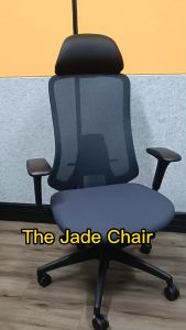 JADE Office Chair ★ Home Office Chair ★ Adjustable Lumbar Support ★ Thick Cushion ★ Easy Self Setup