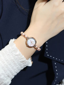 Elegant Fashionable Pearl Quartz Watch for Women Small Dial Luxury Watch Stylish Korean Brand Julius Ja-1346C Mineral Glass