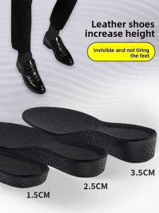 Invisible Height-Increasing Shock-Absorbing Insoles for Men