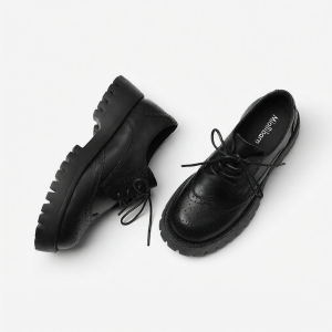 MIOLLIBARN | Leather Brogue Oxford Shoes For Women