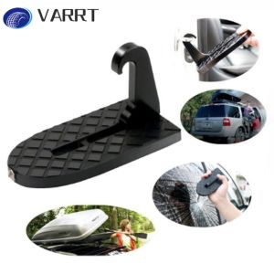 VARRT Car doorstep Door Step Vehicle Folding Ladder Foot Pegs Easy Access to Car Rooftop with Safety Hammer for Car SUV