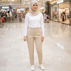 Stella Fashion Women New style small feet trousers l womens nine-point pants l High waist thin cigarette pants
