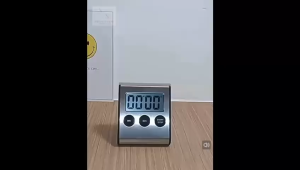 2IN1 Multi-Function Magnetic Digital Kitchen Countdown Timer Loud Alarm Stopwatch Large LCD Display for Cooking Baking Study Workout Timer Compact Durable Design Stand Clip Strong Magnet Back Kitchen Timer Jam Pemasa Undur Dapur Elektronik Automatik烘焙倒计时器