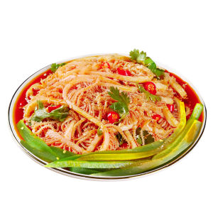 CHUNJIANGYUE | Món Ăn Vặt Chay Giả Bò Viên Ăn Lạnh