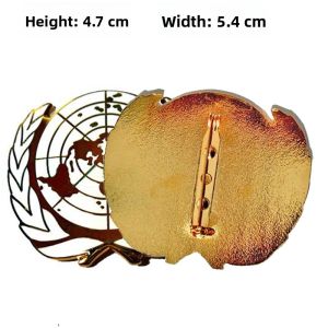 General Officer 5 Star Rank Shoulder Patches Metal Badge Boat Cap Embroidery Lieutenant General Military Emblem Chest Pin