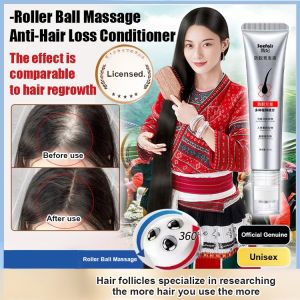 Roller massage anti-hair loss lotion Polygonum multiflorum herbal hair growth lotion Anti-hair loss