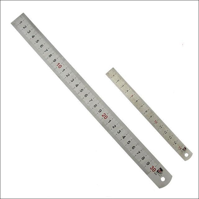 Deli Straight Steel Ruler 1 M 500MM 300mm Stainless Steel Steel Rulers ...