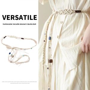 Boho Style Braided Belt for Dresses Decorative Dress