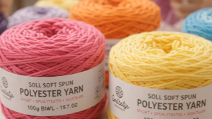 8ply Soft Spun Polyester Yarn 100g Cake Tkt 50 Shiny Non-Stretch Crochet Yarn for Bags Bikini Crop Top