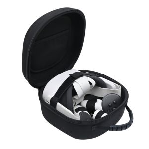 Storage Bag for Meta Quest 3/Quest 3S/Vision Pro Scratch-resistant Compact Carrying Case for Meta Quest 3/Quest 3S/Vision Pro