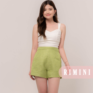 RIMINI - Bawahan Wanita Hotpant Cristmast Tweed XS-XL - Molla A-Line Shorts - 5225131