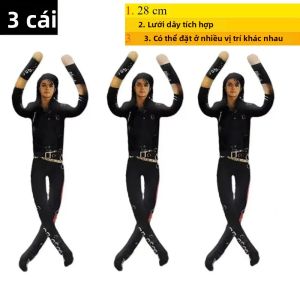 Michael Jackson Cosplay Prop Doll Thú Nhồi Bông Hình Nhân Vật Để Trang Trí Phòng Trừu Tượng Khớp Linh Hoạt Quà Tặng Cho Mọi Lứa Tuổi