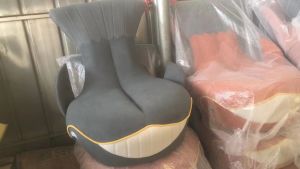 Casual Rotate Shark Couch Internet Celebrity Living Room Cute Fabric Sofa Human Kennel Single Bean Bag Sofa