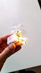 Dây đèn LED đom đóm 1m trang trí hoa quà tặng cây thông mai đào trang hoàng sự kiện lễ hội (kèm pin)