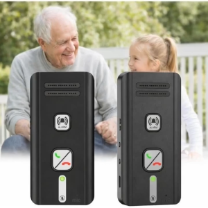 Wireless Doorbell Intercoms for Home 500M or 8 FloorsLong Range Wireless Intercom System for Room to Room Communication Light Display2 Way Voice Intercom for Elderly Seniors and Kids