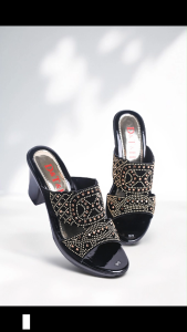 Dép cao gót nữ đính đá (37-41)