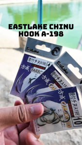 EASTLAKE CHINU HOOK A198 Carbon Fishing Hook Matakail Mancing Pancing Hook Fishing Tackle Mata Kail Fish Hook Carbon