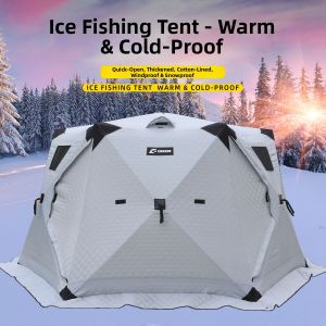 EUSSUE | Insulated Ice Fishing Tent Waterproof Winter Camping