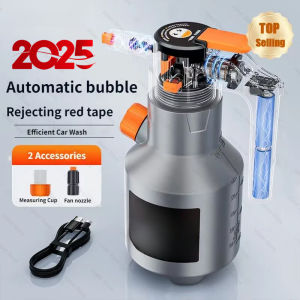 Electric foam spray2L hand-held snowflake foam nozzle car cleaning spray cleaning accessories high-pressure car wash gun.