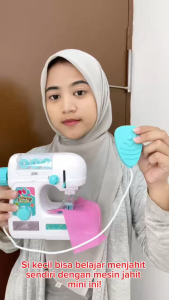Mainan Anak SEWING MACHINE REAL WORKING FUNCTION SB7988 Mainan Mesin Jahit Anak DIY Elektrik
