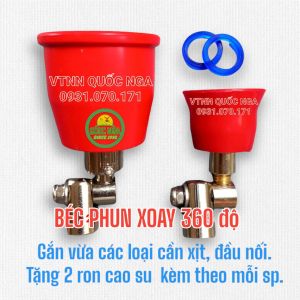 BÉC PHUN SƯƠNG PHUN TH.UỐC TƯỚI CÂY CÓ THỂ XOAY 360 ĐỘ