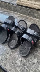 Sandal Karet Selop Youken Hoki 129 Murah Pria Dewasa Anti Air Anti Licin Sendal Karet Lentur Ringan M-L-XL