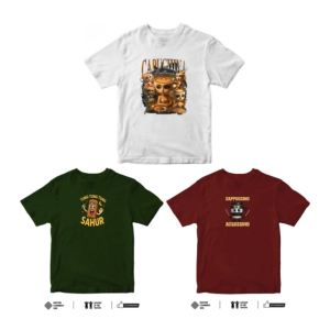 Baju Kaos Distro Anak Laki Laki/Anak Perempuan Umur 1-12 Tahun Bahan Cotton combet30s