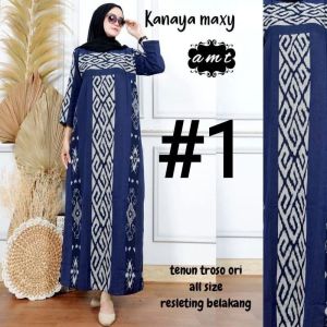 gamis kanaya terbaru gamis kekinian gamis wanita tenun modern