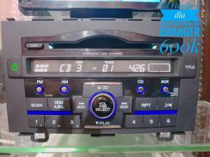 đầu 6 disk Honda Crv Aux usb radio cd mp3.