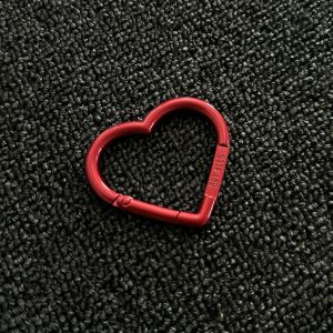 Metal Keychain Large Heart Shaped Bag Charm Quality Individual Item Self Designed by Ironworks Fashionable Accessory