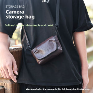 Soft Leather Camera Case Bag Protective Cover For Fuji X100VI X100V X100F X70 X100s Panasonic LX100 Canon PowerShot V1