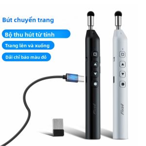 Bút Trình Chiếu Không Dây Điều Khiển Từ Xa USB Con Trỏ Bấm Chuột Để Lật Trang Cho PowerPoint Bảng Trắng
