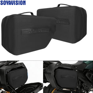 2PCS For BMW R1300GS R 1300 GS R 1300GS  2023 2024 2025 2026 Motorcycle Bag Side Case Inner Bags Soft Liners Luggage Bag Black