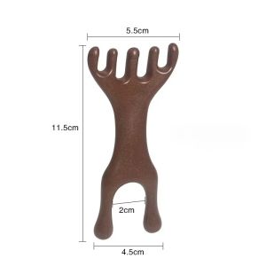 Head Caring Comb Meridian Massage Comb Six-Claw Gua Sha Scraping Massager Wide Tooth Facial Gua Sha Scraping Body Massage Care