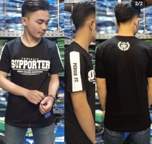 kaos persib distro casual viking tengkorak kaos persib hitam one blue