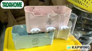 Gía Kệ Đựng Bàn Chải Kem Đánh Răng Cốc Dán Tường VIỆT NHẬT 1347 - TADAHOME