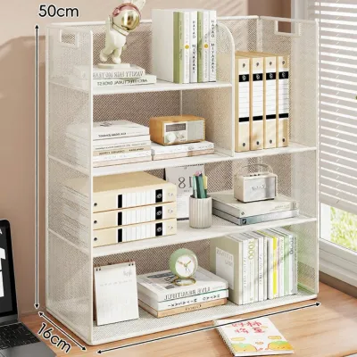 WUBUWEI | Multi-layered Tabletop Bookshelf Document Storage Rack