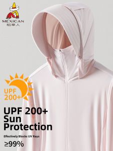 Mexican | Hooded Sun Protection Ultraviolet Blocking Breathable Lightweight Jacket