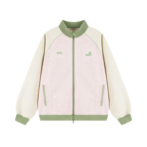 OWOX | Áo Khoác Raglan Đứng Cổ Màu Phối Cho Nữ