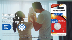 Vỉ 5 viên Pin nút Panasonic CR-2016/5BE – Hàng Chính Hãng