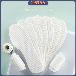 Talao Thin Breathable Insoles / Sweat Absorbing Shoes Pad / Men Women Latex Non-slip Insole 1 Pair