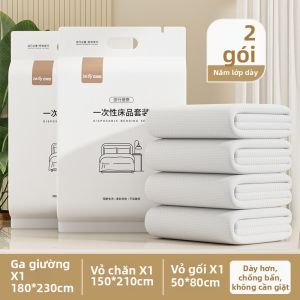 bicoy | Bộ Drap và Ga Đệm Dày dùng một lần cho Du Lịch