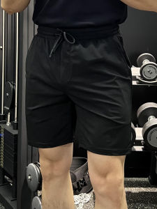 Quick Dry Ice Silk Mens Short Pants Summer Training Fitness Running Basketball Casual Four-Quarter Sports Leisure Shorts