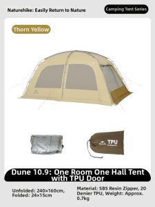 NatureHike | Ultra Large One Bedroom Anti-cold Waterproof Tent 10.9