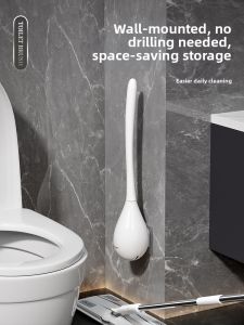 ECEJU | No-Dead-Corner Bathroom Toilet Brush Set