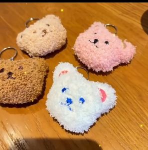 LALA(XXT08) พวงกุญแจ(หัวหมี)พวงกุญแจน่ารัก พวงกุญแจตุ๊กตา ขนนุ่มนิ่ม