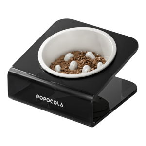 Popocola |Slow Feeding Cat Bowl Anti-Choking Pet Bowl 