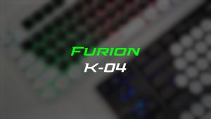 Keyboard USB Komputer PC Nemesis Dual Tone K04 Furion Gaming Keyboard