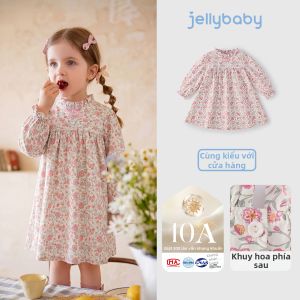 Jelly Baby | Áo Khoác Jean Cho Bé Gái Mùa Thu 5 Tuổi Form Rộng