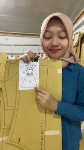 Pola Instan Dress & Pola Baju Wanita Lengkap